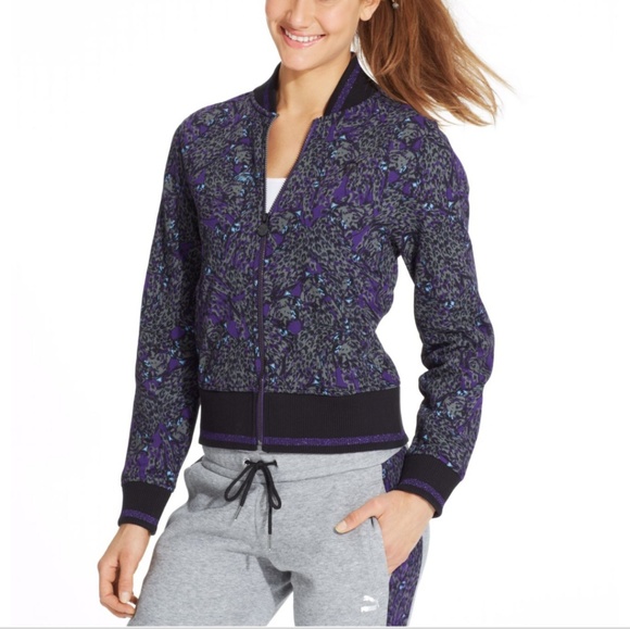 puma leopard print jacket